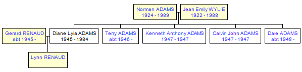 Mini tree diagram