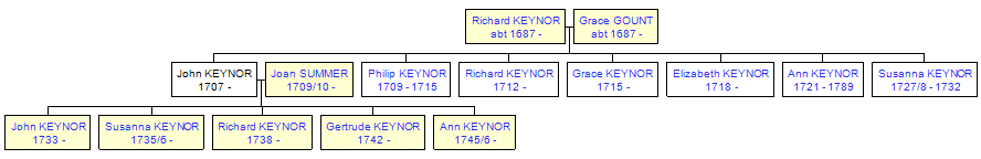 Mini tree diagram